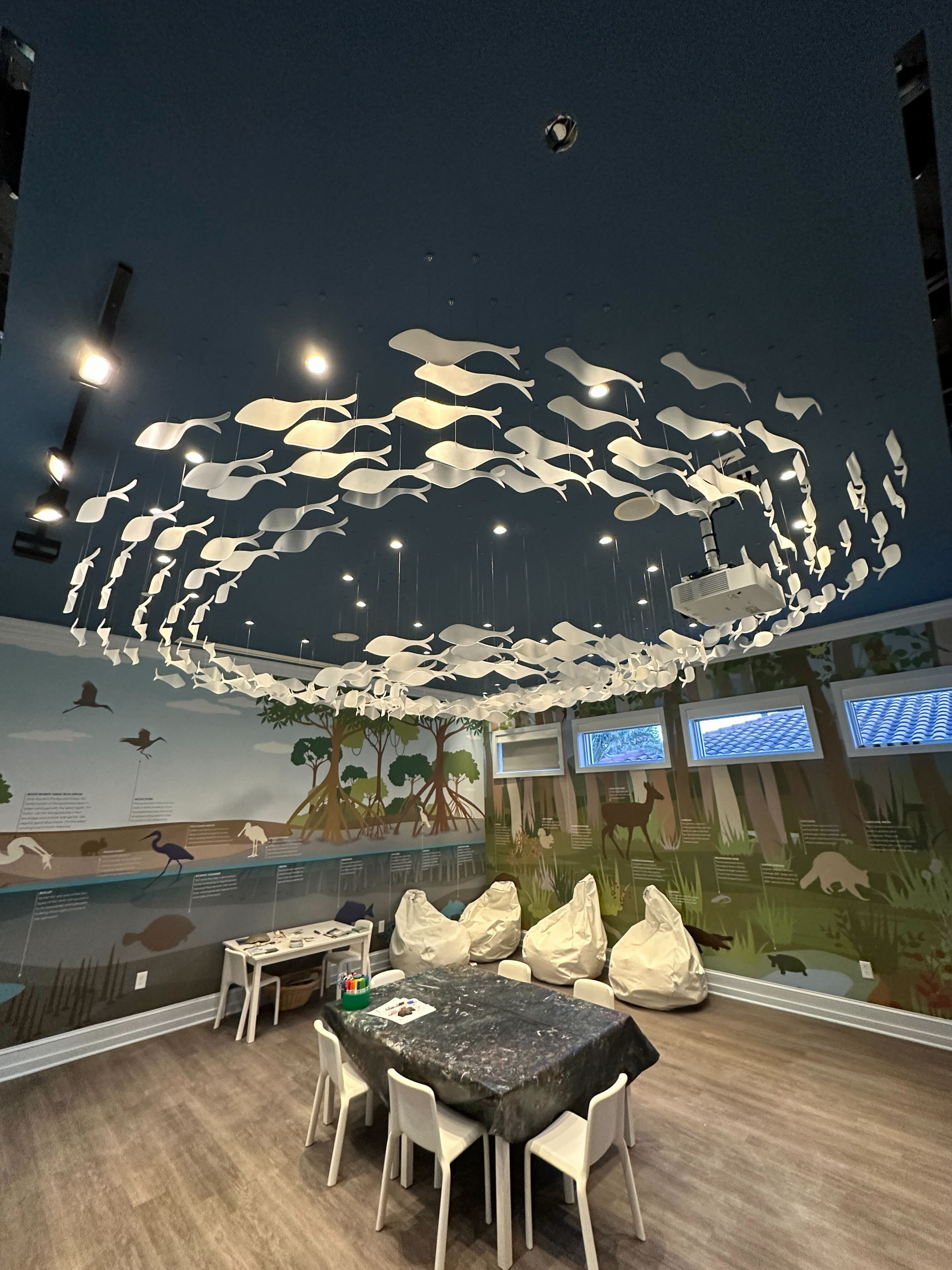 Marine mural panorama — nature wall graphics
